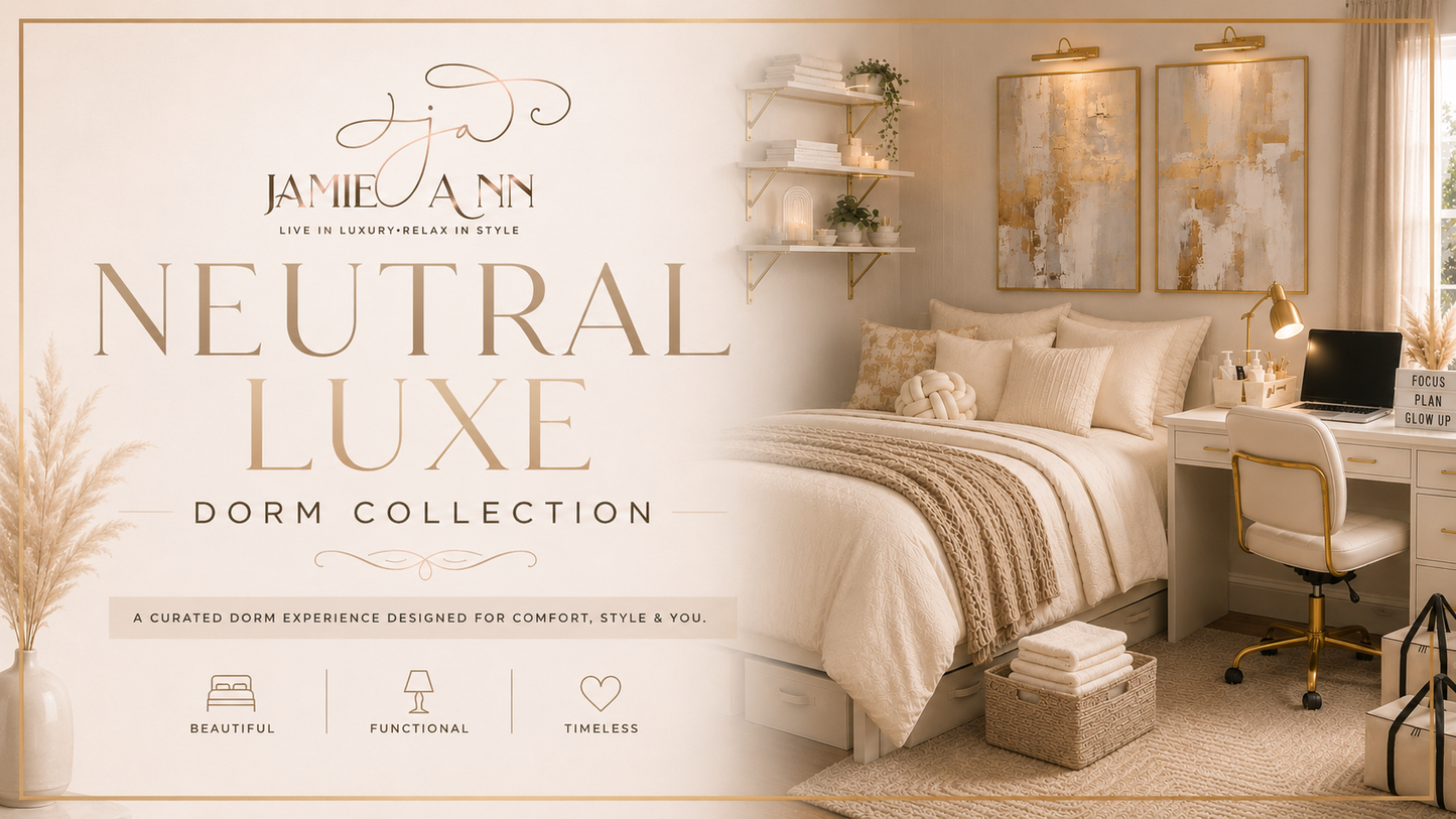 Neutral Luxe Dorm Collection