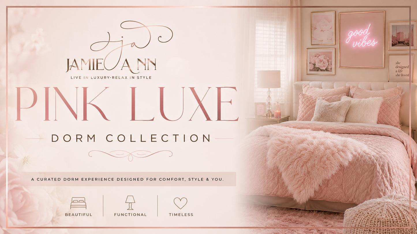 Pink Luxe Dorm Collection